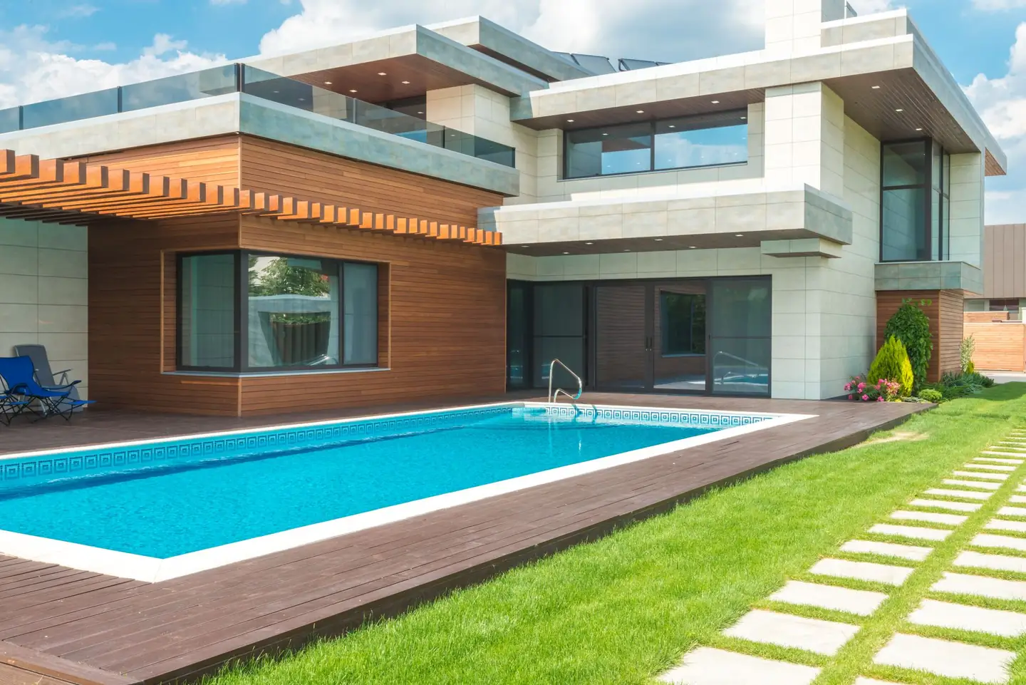Swimming pool built in Rufus River, NSW